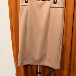 Classic Tan Women's Pencil Skirt